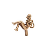 Vintage 14k Gold Nude Watch Winder Charm + Montreal Estate Jewelers