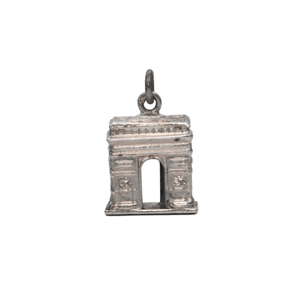 Vintage Sterling Silver Arc de Triomphe Charm + Montreal Estate Jewelers