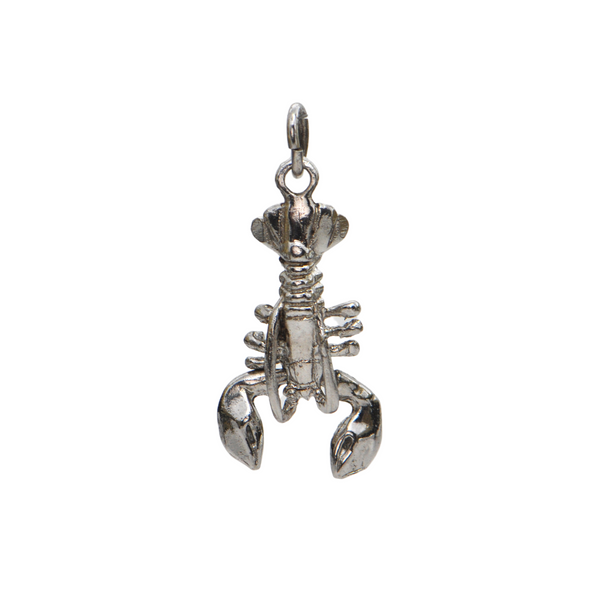 Vintage Sterling Silver Mechanical Lobster Charm + Montreal Estate Jewelers