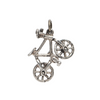 Vintage Sterling Silver Mechanical Bike Charm + Montreal Estate Jewelers