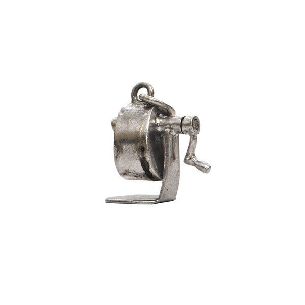 Vintage Sterling Silver Mechanical Pencil Sharpener Charm + Montreal Estate Jewelers