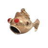 Vintage 10k Gold Puffer Fish Charm + Montreal Estate Jewelers