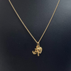 Vintage Italian 18K Gold Faith, Charity, and Hope Charm + Montreal Estate Jewelers