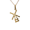 Vintage 14k Gold Windmill Charm + Montreal Estate Jewelers