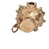 Vintage 14K Gold Tea Cup Multi-Gem Charm + Montreal Estate Jewelers