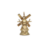 Vintage 14k Gold Mechanical Windmill Charm + Montreal Estate Jewelers