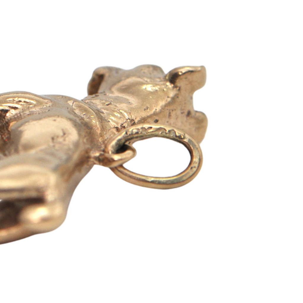 Vintage 10K Gold Boxer Charm + Montreal Estate Jewelers