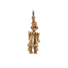 Vintage 14k Gold Mechanical Clown Charm C.1950's + Montreal Estate Jewelers
