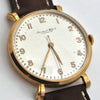 IWC Schaffhausen 18K Rose Gold watch Caliber 89 Circa 1947 - montreal vintage watches