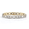 Art Deco 0.35CT Diamond and 14K White and Yellow Gold Bracelet + Montreal Estate Jewelers