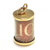 Vintage 9K Yellow Gold Case with Shilling Charm + Montreal Estate Jewelers