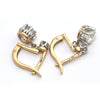 Second Empire French 1.53ct Diamond and 18K Gold Drop Earrings C. 1850 + Montreal Estate Jeweler