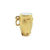 Italian 18K Yellow Gold Drum Charm + Montreal Estate Jewelers