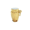 Italian 18K Yellow Gold Drum Charm + Montreal Estate Jewelers