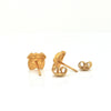 Vintage 18K Yellow Gold Pig Stud Earrings + Montreal Estate Jewelers