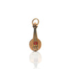 Italian 18K Yellow Gold Mandolin Charm