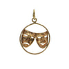 14K Rose Gold Comedy and Tragedy Mask Charm + Montreal Estate Jewelers14K Rose Gold Comedy and Tragedy Mask Charm + Montreal Estate Jewelers