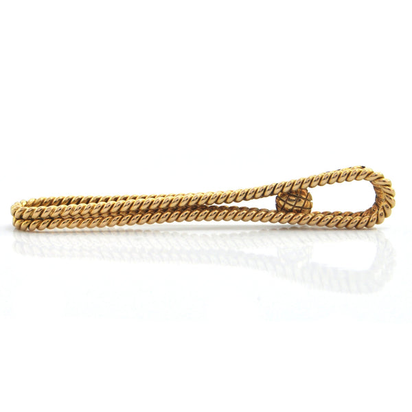 Cartier 18K Yellow Gold Tie Clip  + Montreal Estate Jewelers