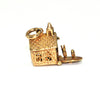 Vintage 10K Yellow Gold Church Charm + Montreal Estate Jewelers