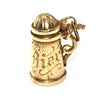 Vintage 9K Yellow Gold Beer Stein Charm + Montreal Estate Jewelers