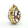 Vintage 18K Yellow Gold and Enamel Egg Charm + Montreal Estate Jewelers