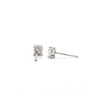 0.82CT Diamond and 18K White Gold Stud Earrings + Montreal Estate Jewelers
