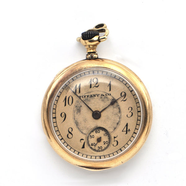 Antique 18K Enamel Tiffany Pocket Watch c.1906 + Montreal Estate Jewelers
