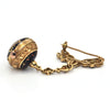 Vintage 18K Gold & Enamel Ball Watch Brooch + Montreal Estate Jewelers