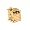 Vintage 14K Yellow Gold Slot Machine Charm + Montreal Estate Jewelers