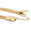 Vintage Double Strand Curb Link 18K Yellow Gold Bracelet + Montreal Estate Jewelers