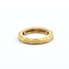 18K Yellow Gold Brush Finish Ring + Montreal Estate Jewelers
