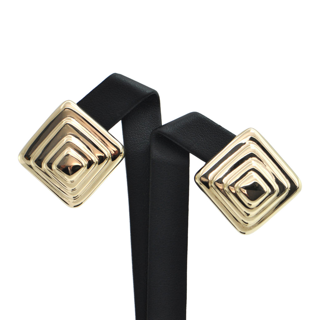 Vintage 14K Yellow Gold Earrings + Montreal Estate Jewelers 