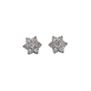 Daisy Exclusive Diamond Platinum Cluster Stud Earring