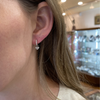 Daisy Exclusive Micro Diamond 18K Gold Round Micro Huggie Hoop Earrings