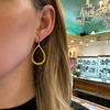 Signed Jennifer Meyer 18K Gold Drop Earrings