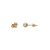Daisy Exclusive 4.8mm Pearl Stud 18k Gold Earrings + Montreal Estate Jewelers