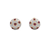 Vintage Ruby and Diamond 14k Gold Earring + Montreal Estate Jewelers