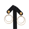 Estate Italian 18K Double Hoop Earrings + Montreal Estate Jewelers