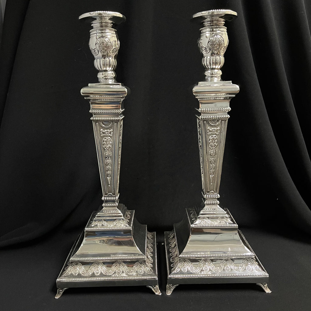 Ornate Sterling Silver Candlesticks (Set of 2) + Montreal Estate Jewelers