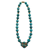 Antique Georgian 3.5CT Diamond and Turquoise Necklace C.1800 + Montreal Estate Jewelers