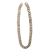 Vintage 18K Yellow Gold Diamond Curb Link Necklace + Montreal Estate Jewelers