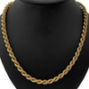 Vintage 18K Yellow Gold Rope Link Necklace (32 1/4