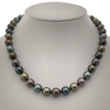 Daisy Exclusive Multi-Colored Graduated Tahitian Pearl Necklace + Montreal Estate Jewelers