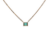 Daisy Exclusive Emerald 18K Yellow Gold Necklace + Montreal Estate Jewelers