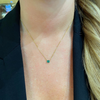 Daisy Exclusive Emerald 18K Yellow Gold Necklace