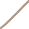 Vintage Russian Rose Gold Curb Link Necklace + Montreal Estate Jewelers