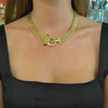 Vintage Italian 'Signoretti' 18k Gold Link Necklace