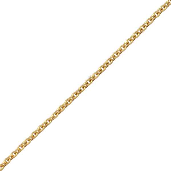 Italian 18K Gold Tiffany Style Chain + Montreal Estate Jewelers