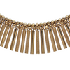 Vintage Italian 18K Gold Graduated Fringe Necklace + Montreal Estate Jewelers