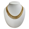 Vintage Italian 18K Gold Graduated Fringe Necklace + Montreal Estate Jewelers